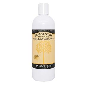 img 4 attached to 🍊 16oz Refill of Plantlife Vanilla Orange Hand & Body Foam Soap