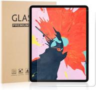 premium tempered glass screen protector for ipad pro 11 - face id & apple pencil compatible | high definition/9h hardness logo