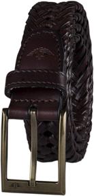 img 4 attached to Dockers Mens Laced Braid Metal Men's Accessories in Belts