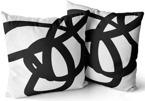 img 3 attached to KELEMO Abstract Cushion Decorative Pillowcase