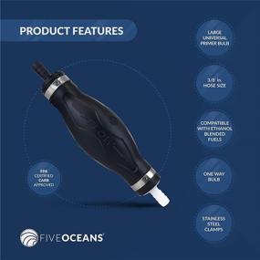 img 3 attached to 🔧 High-Performance Five Oceans EPA One Way Valve Large Primer Fuel Bulb for 3/8” Hose FO-2877: A Reliable Solution for Efficient Fuel Transfer