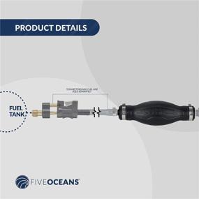 img 1 attached to 🔧 High-Performance Five Oceans EPA One Way Valve Large Primer Fuel Bulb for 3/8” Hose FO-2877: A Reliable Solution for Efficient Fuel Transfer
