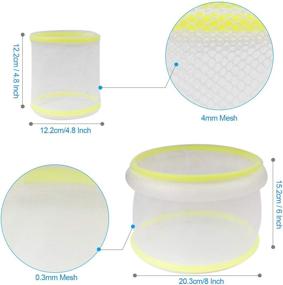 img 3 attached to Enhance Aquarium Fish Breeding with 2 Units Hatchery Isolation Nets: Large & Small Aperture Nets