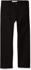 img 2 attached to 👖 Isaac Mizrahi Twill Cotton White Boys' Pants: Stylish and Comfortable Clothing