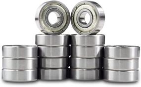 img 3 attached to Bont Skates: Precision ABEC 5 Skate Bearings - Pre-Lubricated for Inline Speed, Roller Skate, Derby Skateboard, Scooter (Set of 16)