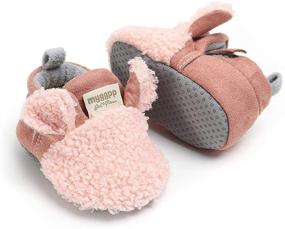 img 1 attached to COSANKIM Slippers Newborn BootiesToddler Infant Apparel & Accessories Baby Girls and Shoes