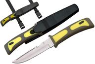 🔪 szco supplies 210424-yw diver's knife: ultimate tool for underwater adventures in vibrant yellow logo