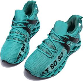 img 1 attached to JSLEAP Fashion Sneakers: Stylish and Breathable Workout Women's Shoes