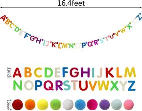 img 3 attached to Alphabet Colorful Garlands Classroom Decoration