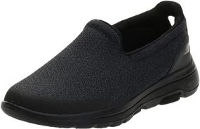 img 4 attached to 👟 Ultimate Comfort with Skechers Men's Walk 5 55503 Black - A Must-Have for Men