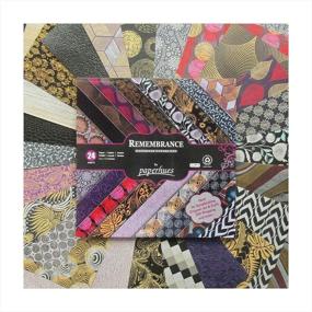 img 1 attached to 📝 Paperhues 12x12" Remembrance Handmade Scrapbook Collection Papers - 24 Sheet Pad