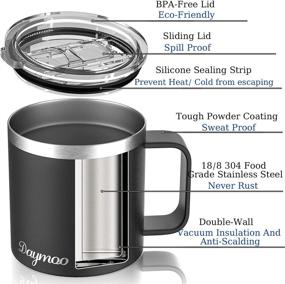 img 3 attached to Ultimate Insulated Stainless Steel Tumbler for Camping - DAYMOO