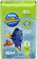 🩱 huggies little swimmers size 3 small disposable swim diapers - pack of 12 logo