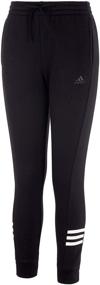 img 2 attached to 🏃 Adidas Girls' Active Sports Fleece Jogger Pants