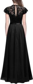 img 3 attached to 👗 Miusol Women's Retro Ruffle Bridesmaid Dress