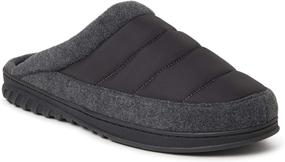 img 4 attached to Comfortable and Stylish: Dearfoams Womens Quilted Slipper Medium - Perfect for All-Day Relaxation