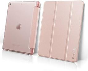 img 2 attached to 📱 INFILAND iPad 9th Gen 2021 Case with Pencil Holder, Compatible with iPad 8th Gen 2020 & iPad 7th Gen 2019, Rose-Gold Color, iPad 10.2 2019/2020/2021 Case