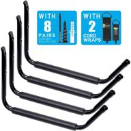 🔧 geedar heavy-duty garage storage hooks (15.3") - kayak, ladder, bike wall mounted rack hanger for efficient storage logo