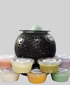 img 2 attached to 🕯️ Scented Soy Wax Melts Variety Pack - Hand Poured Natural Wax Melt Cups, 6 Resealable Cups (2.2oz Each, 13.2oz Total), Long-Lasting Scent Throw Up to 40 Hours per Quarter Cup (Christmas)