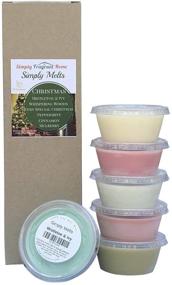 img 4 attached to 🕯️ Scented Soy Wax Melts Variety Pack - Hand Poured Natural Wax Melt Cups, 6 Resealable Cups (2.2oz Each, 13.2oz Total), Long-Lasting Scent Throw Up to 40 Hours per Quarter Cup (Christmas)