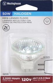 img 1 attached to 💡 Westinghouse Lighting 0472500 Corp 50W MR16 Halogen Flood Bulb, White