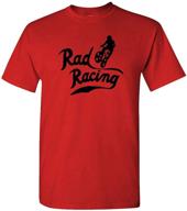 🔴 large red rad racing t-shirt logo