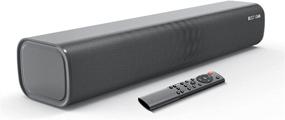 img 4 attached to 🔊 BESTISAN Sound Bar with Bass/Treble Adjustable, Bluetooth 5.0, Multiple Inputs, 21 Inch, DSP Tech, Remote Control