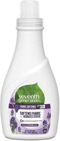 img 4 attached to 🌿 Organic Fabric Softener, Blue Eucalyptus and Lavender, 32 oz by Seventh Generation