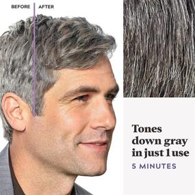img 1 attached to Just For Men Touch Of Gray Comb Applicator - Medium 👨 Brown T-35, Pack of 3 - Get a Salt and Pepper Look!