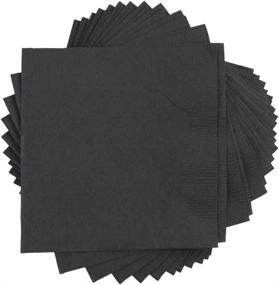 img 3 attached to 🍽️ JAM PAPER Small Beverage Napkins - Food Service Equipment & Supplies