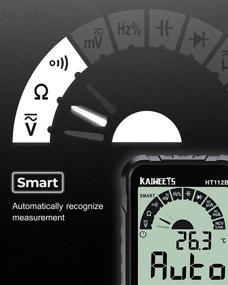 img 1 attached to KAIWEETS Digital Multimeter: Ultra-Portable Auto-Ranging Tester with Trms, 6000 Counts, Frequency Counter, Voltmeter, Ohmmeter, Capacitance Meters - Measure Voltage, Current, Resistance, Continuity