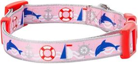 img 3 attached to 🐶 Blueberry Pet Bon Voyage Dog Collars | 10+ Patterns | Personalized Option | Toys Included