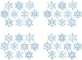 img 1 attached to ❄️ Beistle Mini Snowflake Cutouts - Set of 40, 4.25" - 4.5" Size