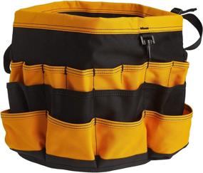 img 3 attached to 🔧 CLC Custom Leathercraft 4122 In & Out Bucket, 61 Pocket, Black and Yellow