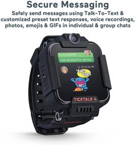 img 2 attached to 📱 TickTalk 4 Unlocked 4G LTE Kids Smart Watch Phone: GPS Tracker, Video Calling, Wi-Fi, Messaging & More!