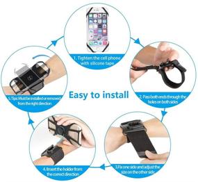 img 1 attached to Rotatable Smartphone4 0 Universal Adjustable Band，Applicable