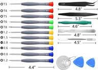 🔧 21pcs precision screwdriver set magnetic repair tools kit for phone, computer, tablet, watch - diy tool sets for screen replacement, battery, camera, electronic devices logo