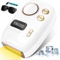 💁 bessailer 996,000 flashes at-home ipl laser hair removal - lcd screen, painless, permanent, 6 energy levels, 2 flash modes, for armpits, back, legs, arms, face, bikini line logo