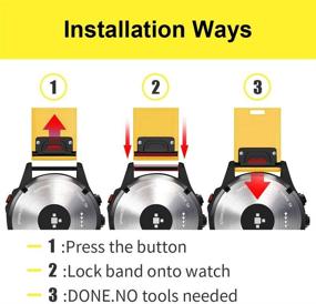 img 1 attached to 🏻 Ремешок Fenix 5/Fenix 6 - Совместимый с часами Garmin Fenix 5/Fenix 5 Plus/Fenix 6/Fenix 6 Pro/Instinct/Forerunner 935/945/Approach S60 - Мягкий силиконовый спортивный ремешок с быстрым креплением - Ремешок 22 мм.