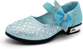 img 3 attached to 👑 Kikiz Princess Dress Flats for Little Girls - Girls' Shoes