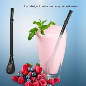 img 2 attached to Reusable Stirring Drinking Milkshake Smoothies Household Supplies