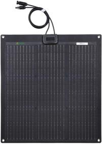 img 4 attached to 🌞 LENSUN 50W 12V ETFE Black Flexible Solar Panel with High Efficiency PERC 9BB Mono Solar Cells for Campers, RVs, Boats, Camping, and Tents