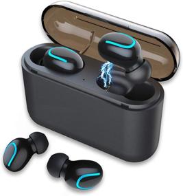 img 4 attached to 🎧 Современные беспроводные наушники Bluetooth 5 для мобильных телефонов и аксессуаров