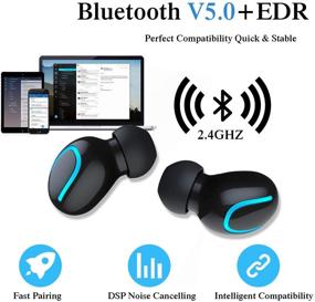 img 1 attached to 🎧 Современные беспроводные наушники Bluetooth 5 для мобильных телефонов и аксессуаров