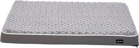 img 4 attached to 🛏️ Comfortable and Supportive Amazon Basics Ergonomic Foam Pet Bed for Cats or Dogs