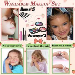 img 1 attached to 🦄 Magical Washable Makeup Set: Enchanting Unicorn Toys for Girls