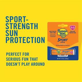 img 3 attached to Broad Spectrum SPF 50+ Banana Boat Sport Ultra Reef Friendly Sunscreen Lip Balm, 0.15 oz (Pack of 10)