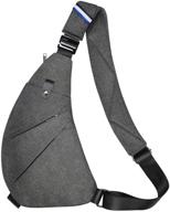 🎒 lightweight crossbody shoulder daypack backpack logo