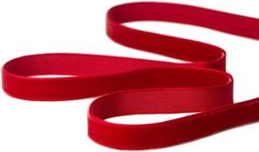 img 2 attached to 🎀 Premium Ribbli Polyester Red Velvet Ribbon - Perfect for Choker, Gift Wrapping, Floral Bouquets & Boutonnieres - 3/8 Inch Width, 10-Yard Spool