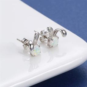 img 3 attached to 🐧 Sterling Silver Elephant Penguin Earrings for Girls - Charming Jewelry for Daughters